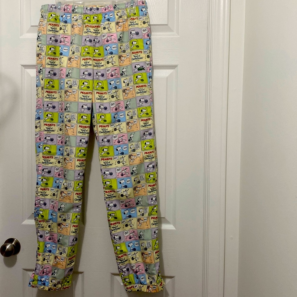 Pre -❤️ Unisex Lacoste x Peanut Lightprint Tracksuit Pants - XS